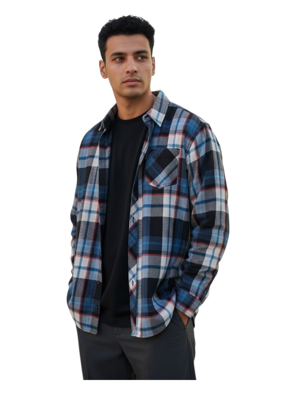 Marmot Mens Multi Color Plaid Anderson Flannel Shirt Size XL